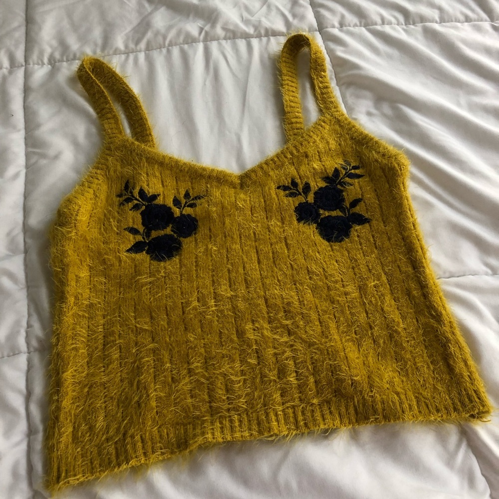 Cropped teddy tank